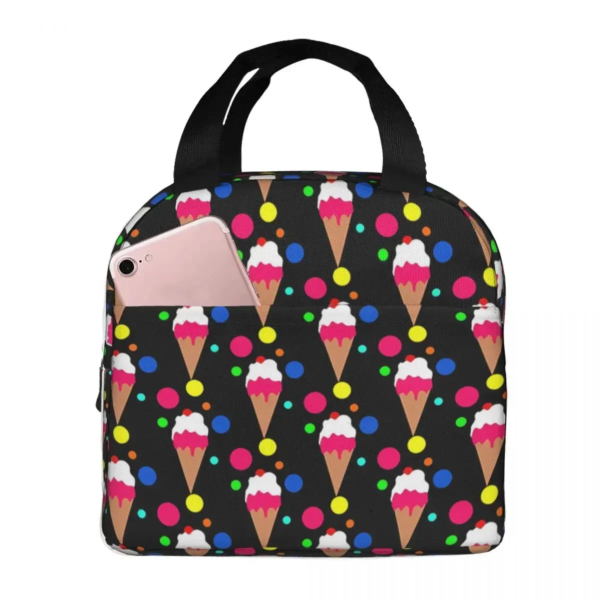 Food Storage Bag - Bolsa de Almuerzo Portátil Colorida, Bolsa