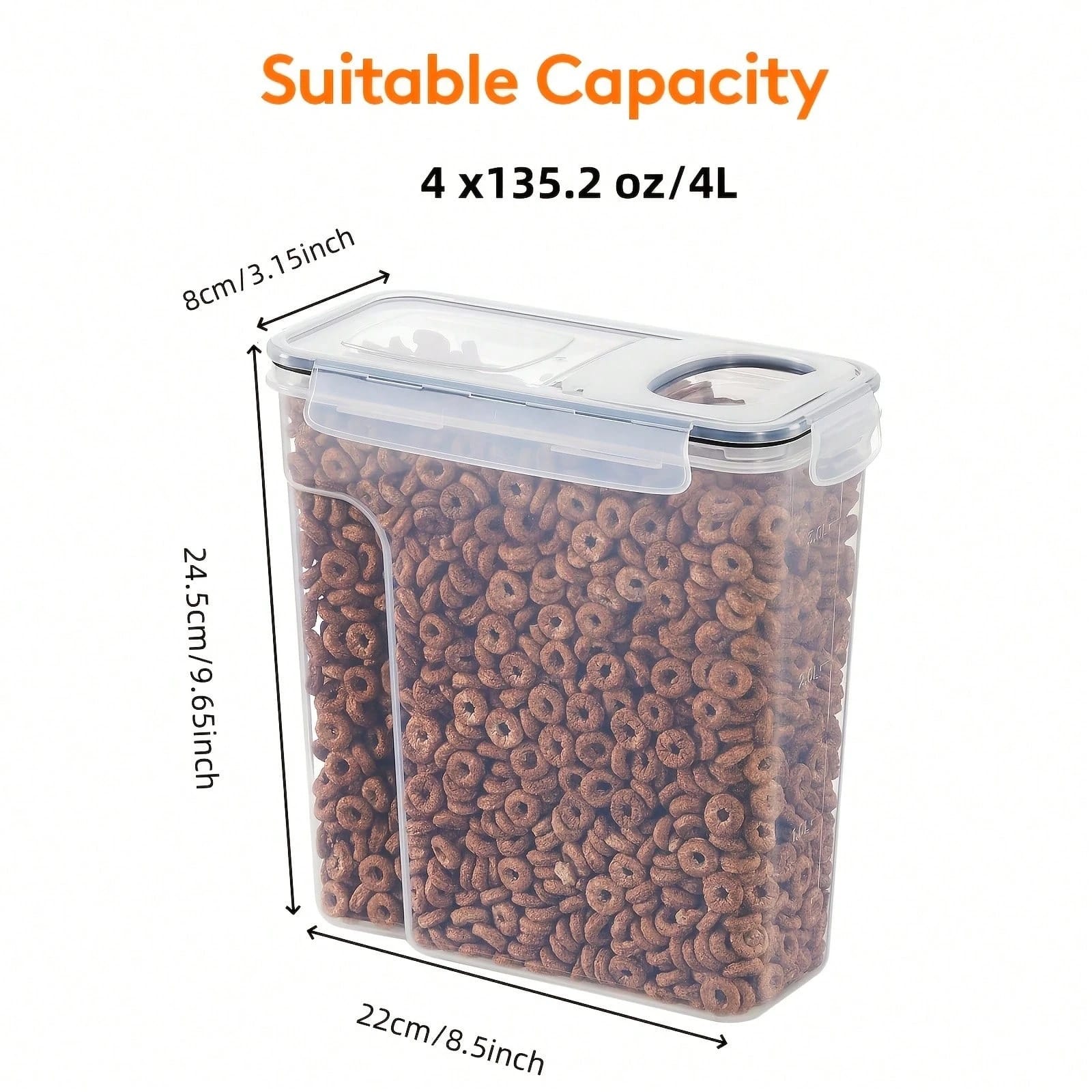 Food Storage Labels - Recipientes herméticos para guardar alimentos, con