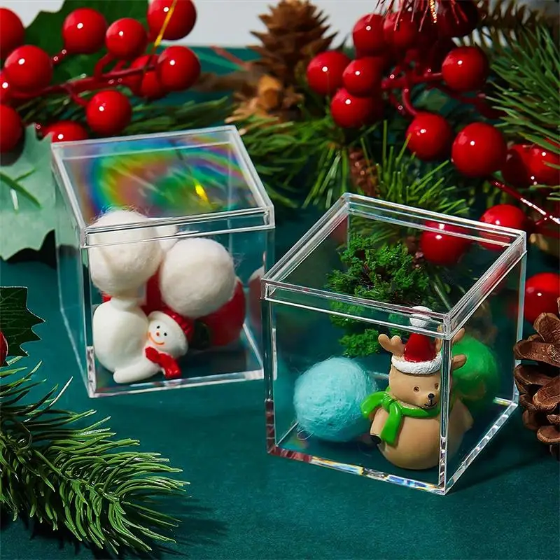 Cajas acrílicas transparentes  - Food Storage With Dividers reseña y precio